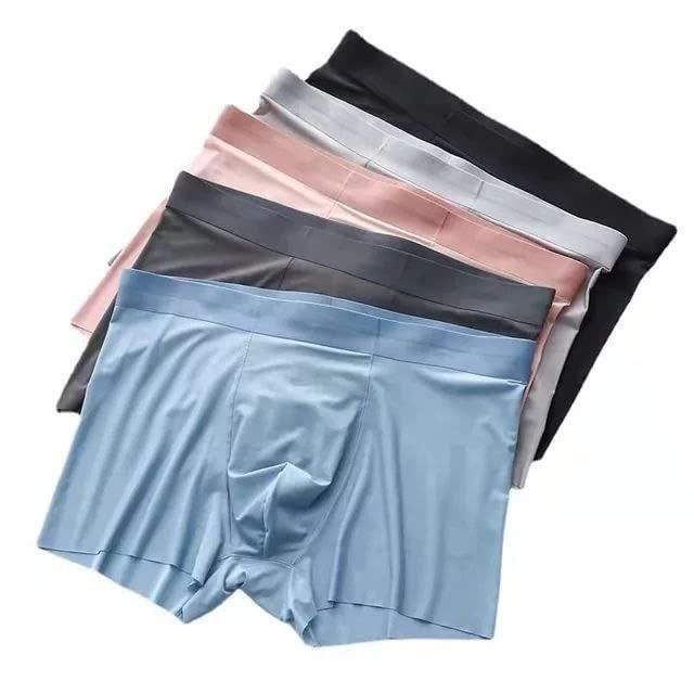 Men's Ice Silk Briefs Boxers (Buy 1 Get 2 Free @ Just Rs.599/-)