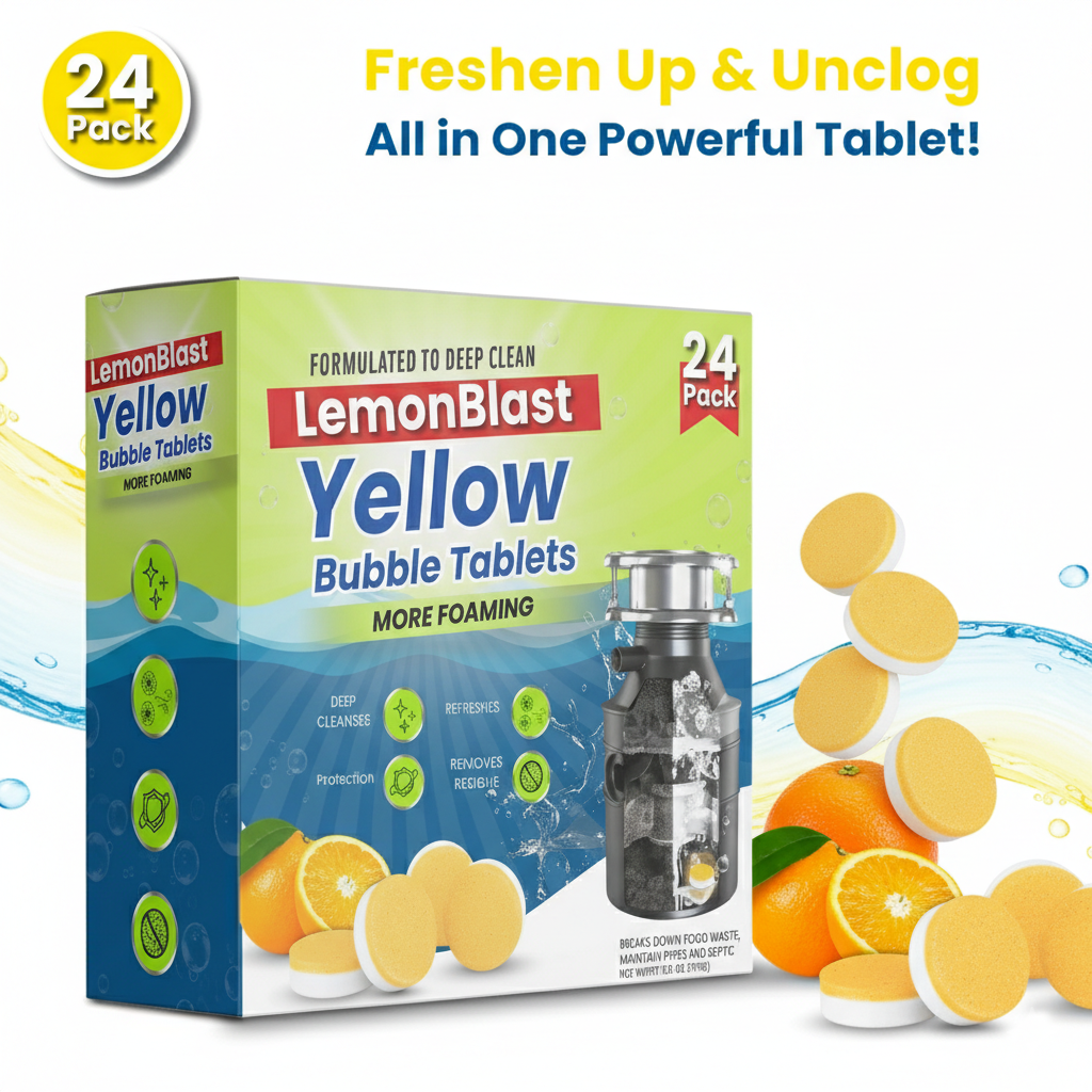 LemonBlast Yellow Bubble Tablets (24pc)