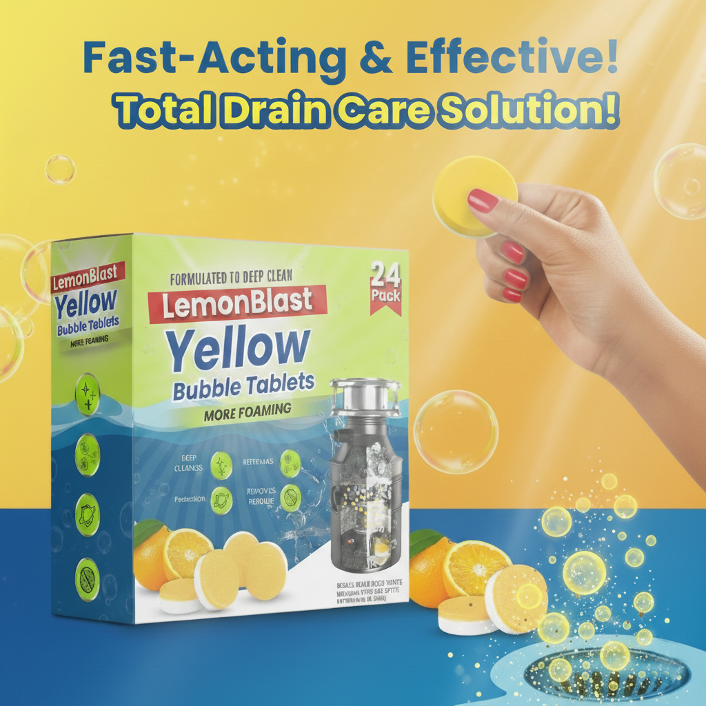 LemonBlast Yellow Bubble Tablets (24pc)