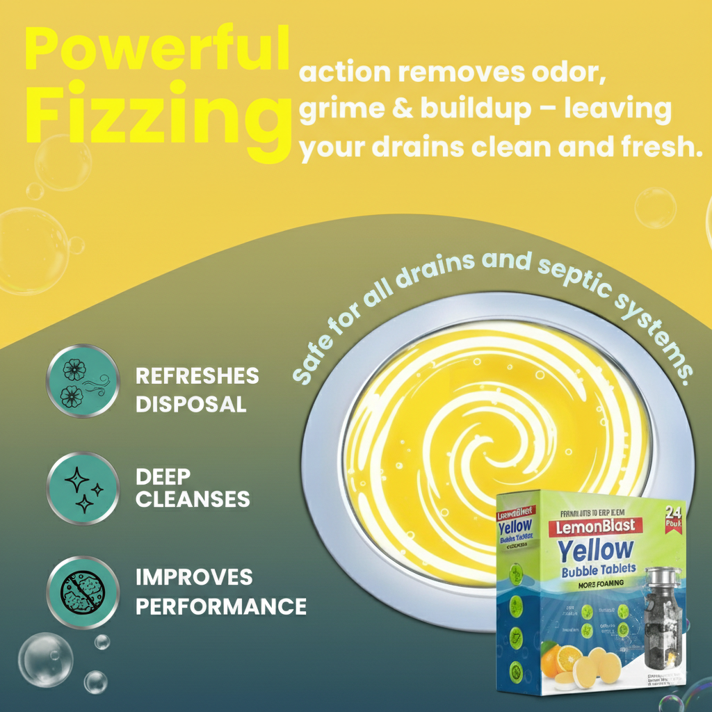 LemonBlast Yellow Bubble Tablets (24pc)