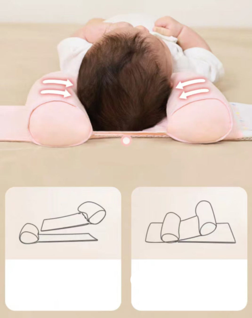 Baby Shaping Head Support Pillow